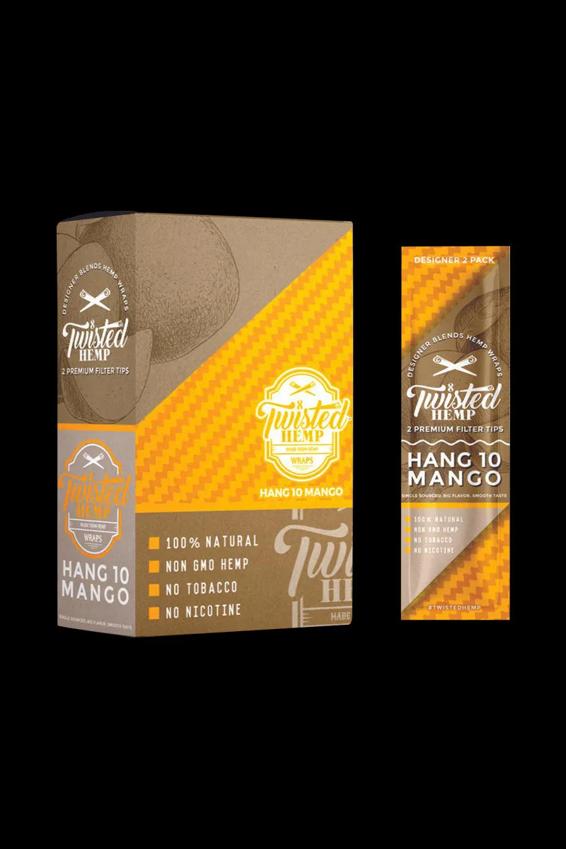 Twisted Hemp Designer Blend Premium Wraps - 15 Pack
