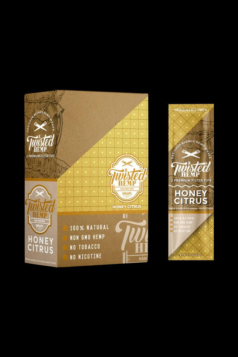 Twisted Hemp Designer Blend Premium Wraps - 15 Pack