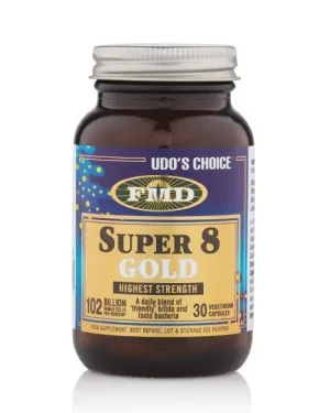 Udos Choice Super 8 Gold Microbiotics 30 Capsules