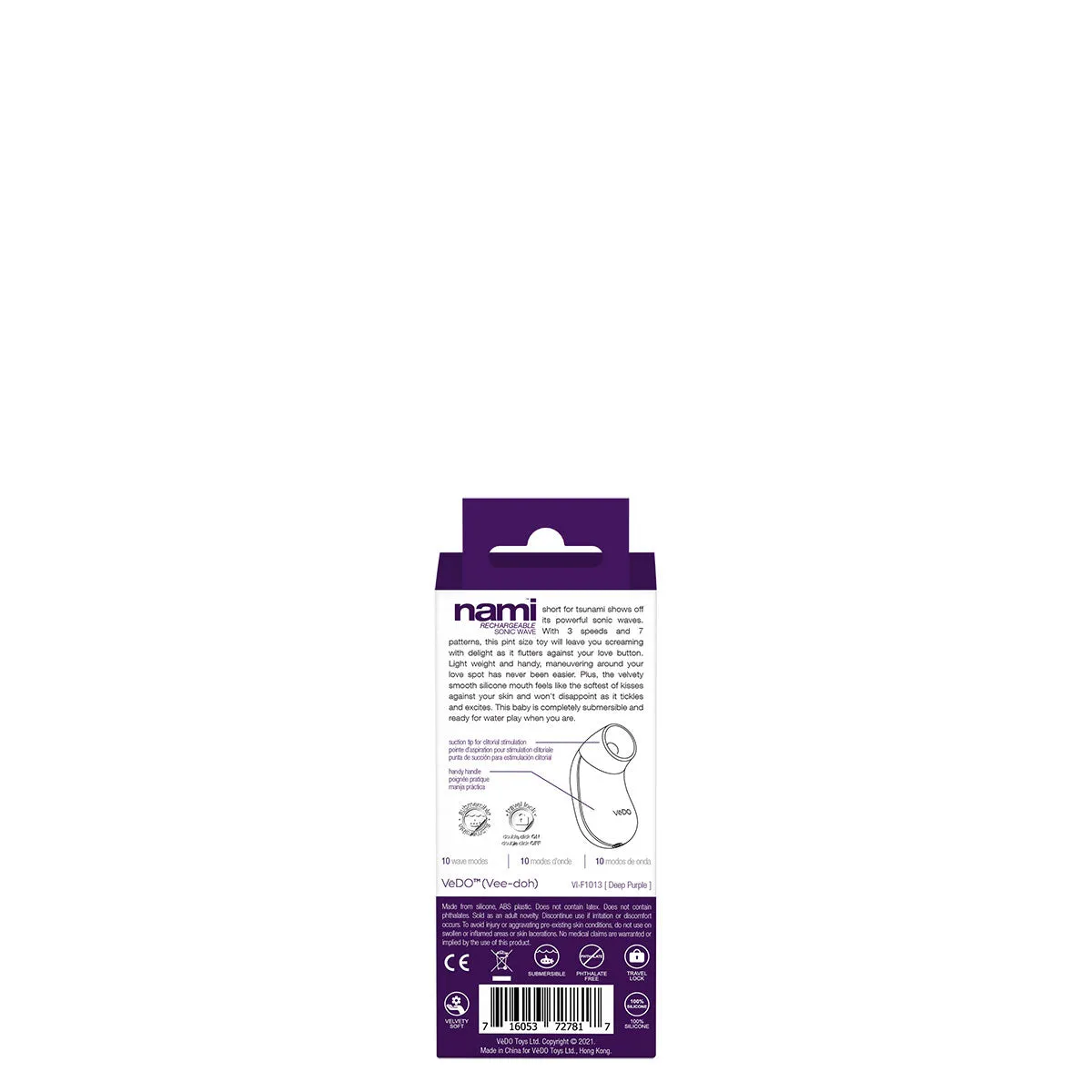 Vedo Nami Rechargeable Sonic Vibe