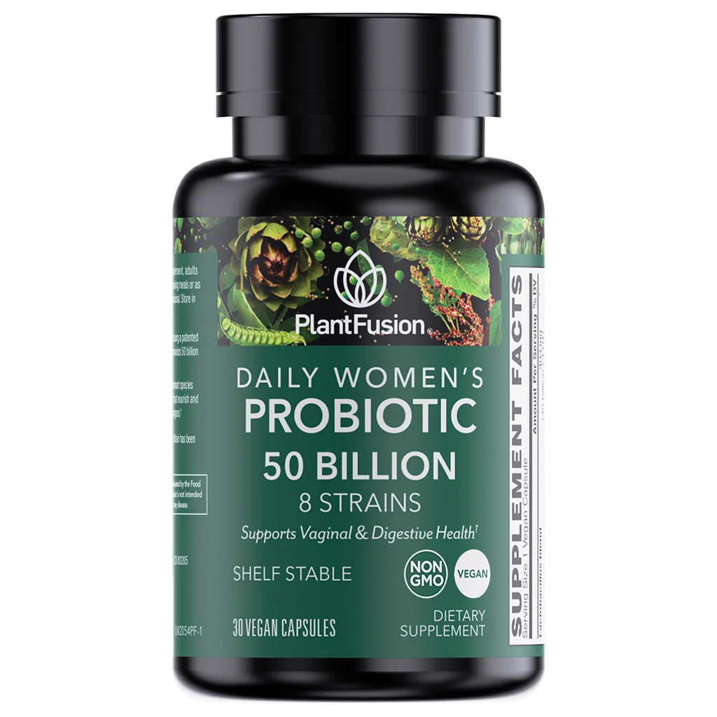 Vegan Womens Probiotic 50 Billion CFU, 8 Strains