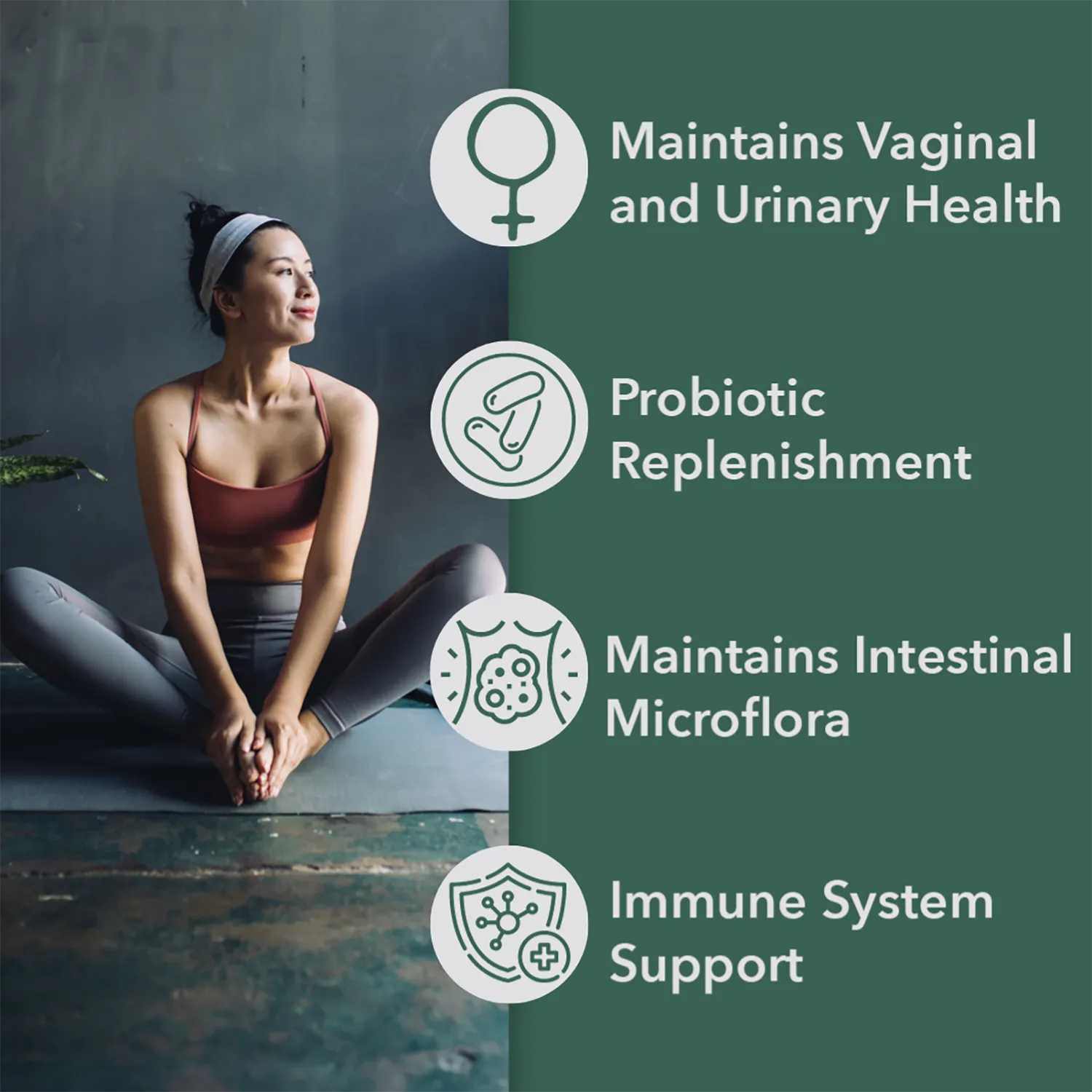 Vegan Womens Probiotic 50 Billion CFU, 8 Strains