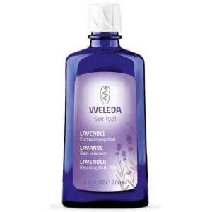 WELEDA lavender relaxation bath 200 ml calm down mind a balance happens