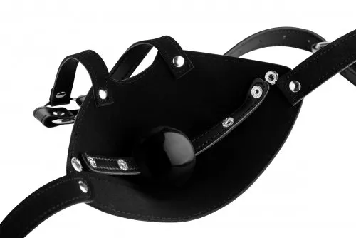 XR Brands Muzzle Harness With Ball Gag